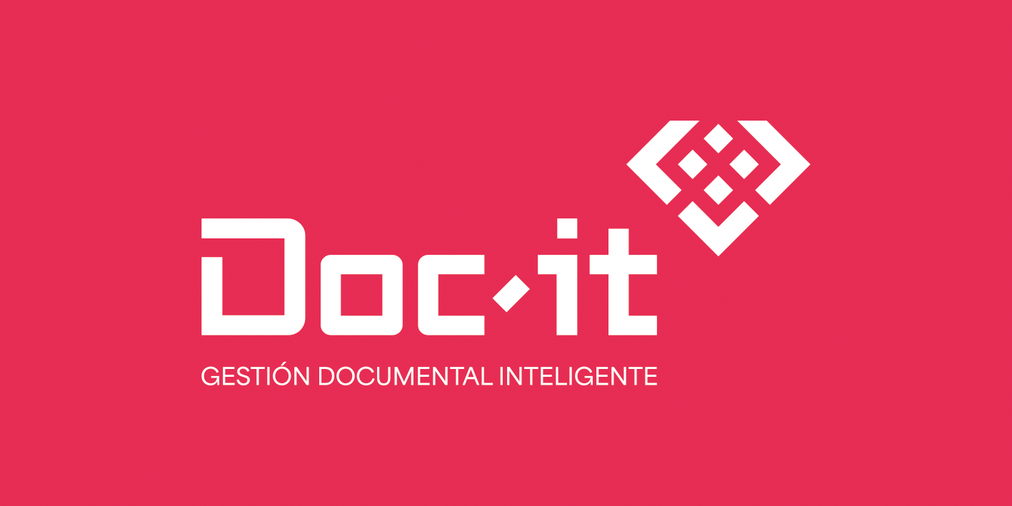 LOGO CON TEXTO FONDO ROJO